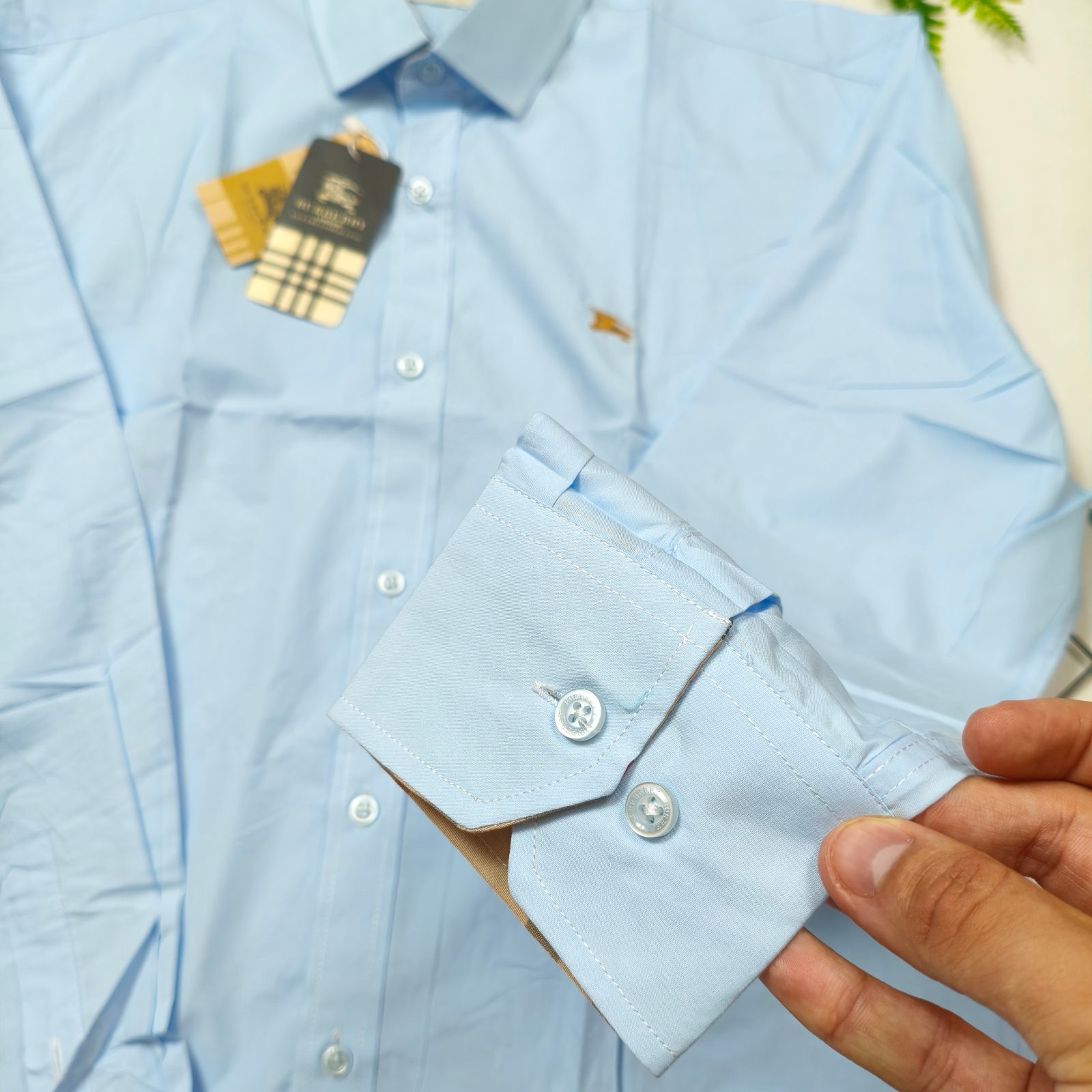 Social Burberry - Azul BB