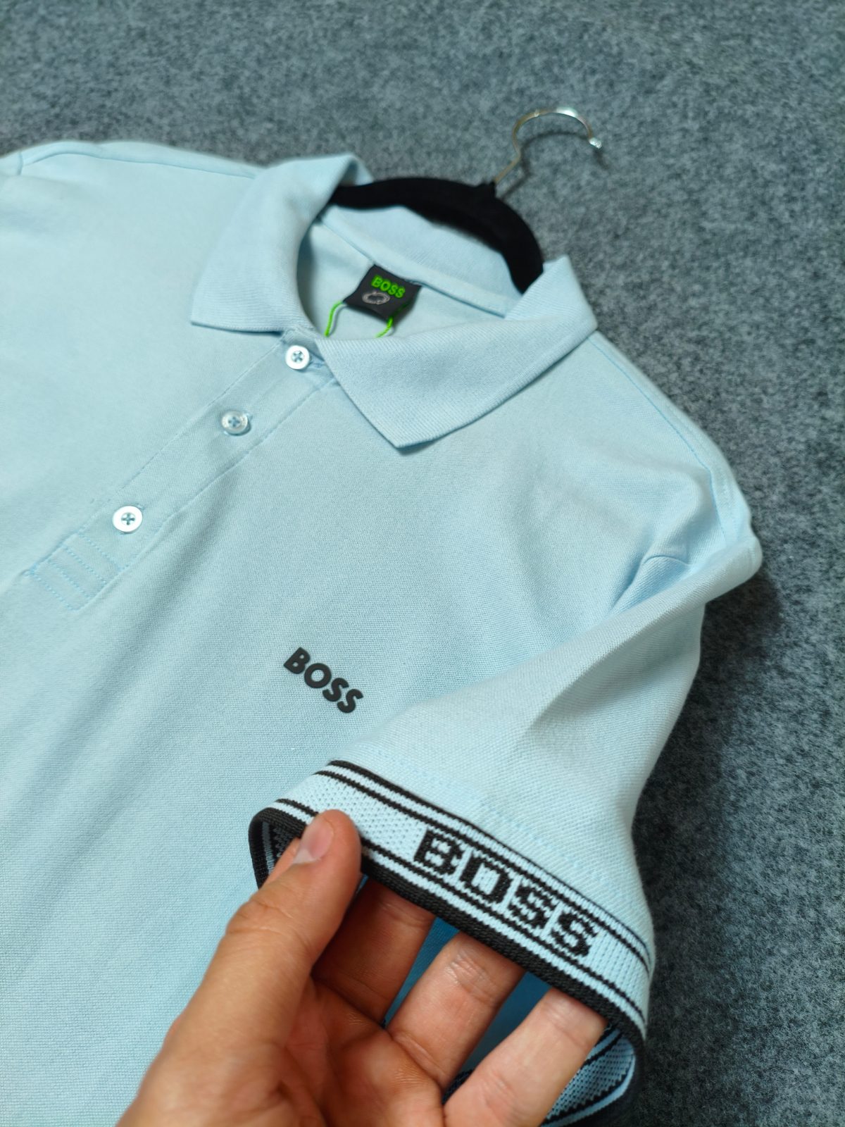 Polo BOSS - Azul BB
