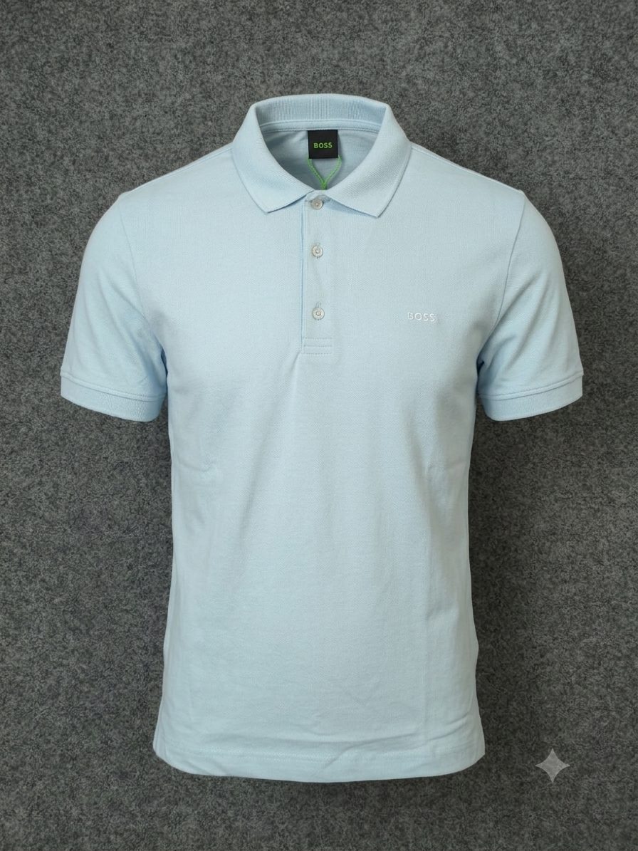 Polo BOSS - Azul BB