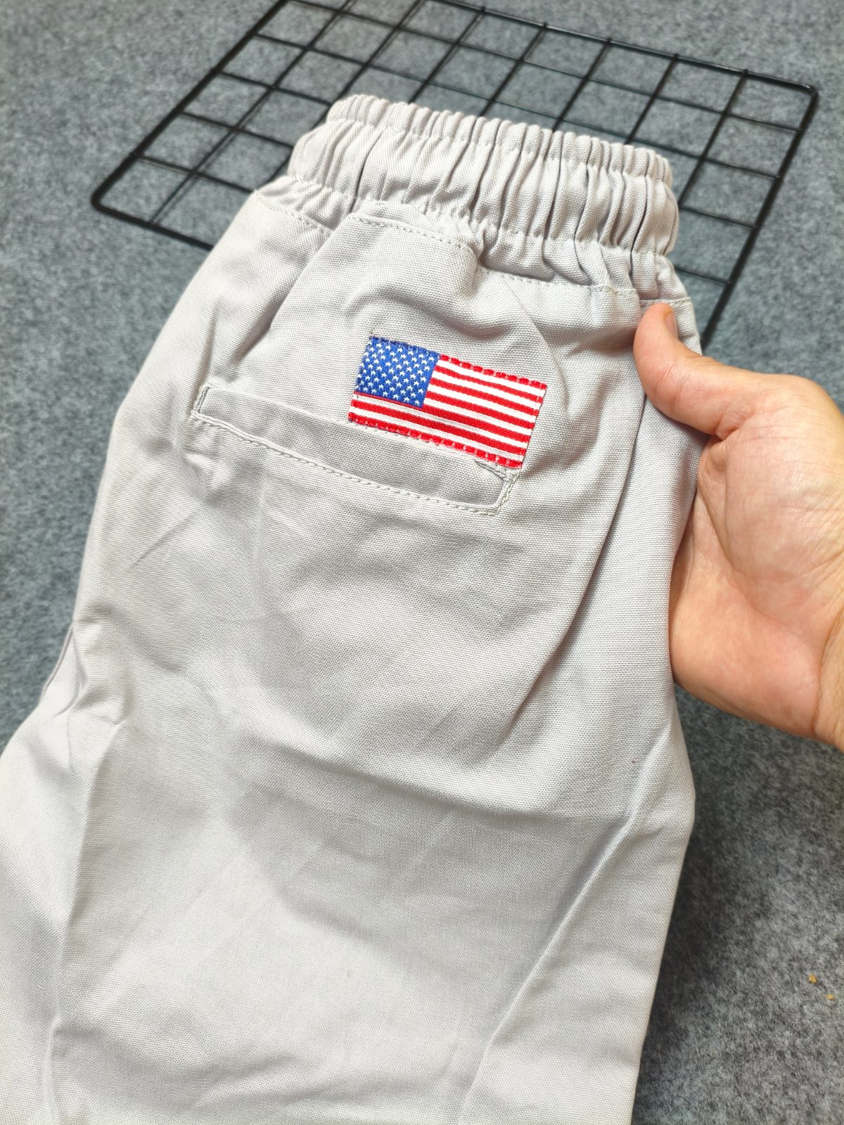 Short Sarja Ralph Lauren - Cinza